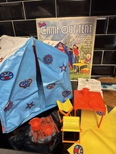 Vintage Mattel 1972 Barbie doll Camp out tent complete furniture accessories 