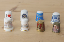 8 x Vintage Thimbles Royal