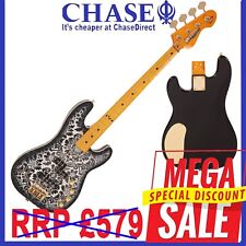 Vintage Electric Bass Guitar JDV44 Joe Doe 'Lutetia' in Blackburst RRP £579 _