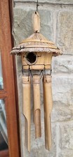 Woodstock Chimes Thatched Roof Bamboo Chime