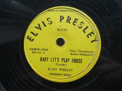 Elvis presley rpm baby - presley, 78