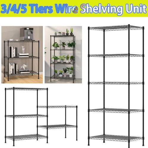 Tiers metal storage rack - 3/4/5,