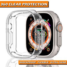 For Apple Watch Ultra 1 2 3 4 5 6 7 8 9 SE Case Screen Protector Full Cover