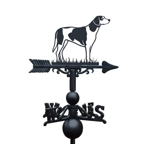 Trail hound iron weathervane - trail,