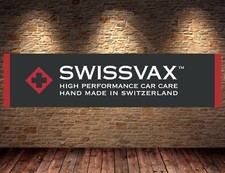 swissvax Banner Garage Workshop mancave PVC sign workshop pitlane
