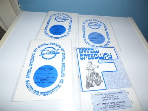 Vintage speedway programmes - vintage,