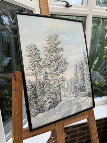 Original winter forest - winter,