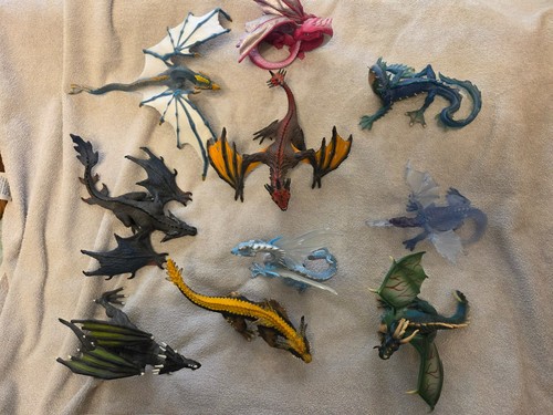 Schleich dragon figurines - schleich, x
