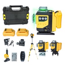 4D 16 Lines Green Laser Level Self Leveling Rotary 360° Rotary Measure Tool