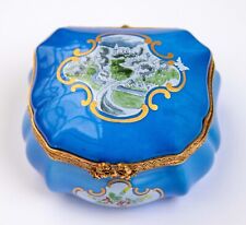 Limoges Ch Field Haviland Limited Edition Hand Painted Hinged China Trinket Box