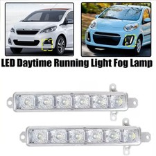 2x L+R LED DRL Daytime Running