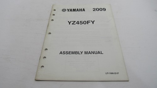2009 yamaha yz450fy yz450f oem - 2009,