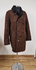 Morlands Sheepskin Coat Size 38 14/16 Brown Real Made In England READ Ladies 