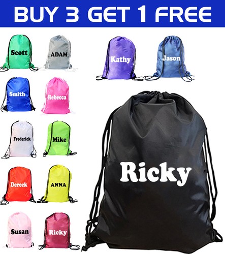 Nylon drawstring rucksack bag - drawstring,