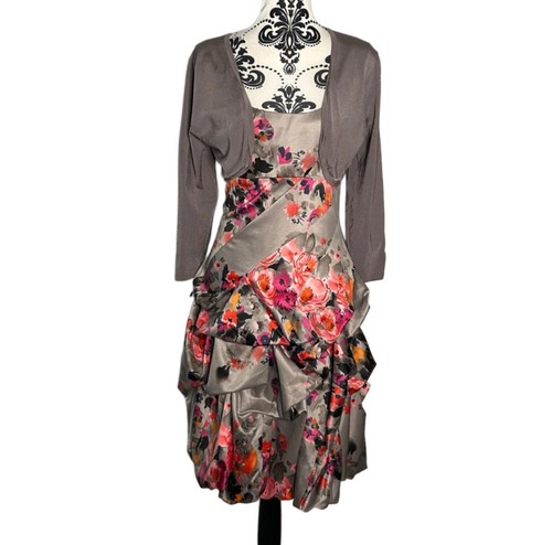 Monsoon floral ruched - dress, &