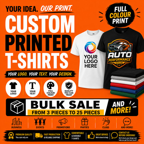 Custom printed shirt lot - printed,