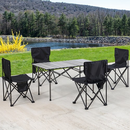 Folding camping table - folding,