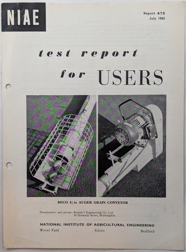 Niae test report 475 on - report,