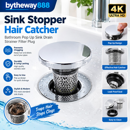 Sink hair catcher stopper - catcher,