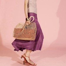 Zara Raffia Maxi Tote Large