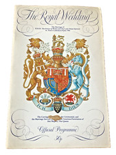 Prince King Charles Lady Diana Spencer Official Royal Wedding Programme 1981