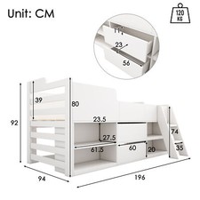 Low Loft Bed Kids Sleeper Bed