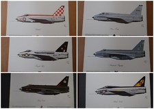 Aviation Art -  Set of  6  EE
