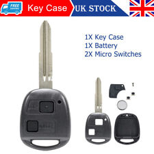2 Button Key Fob Case Shell For Toyota Yaris 2004 2005 2006 2007 2008 2010 2011
