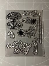 Poppy Wonderful Day Clear Stamp Set