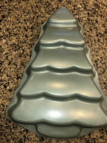 Christmas tree metal cake - christmas, pan