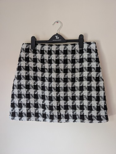 Skirt houndstooth dogtooth - h&m,
