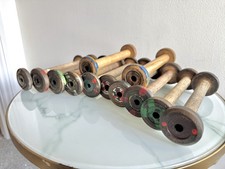 Twelve Small Vintage Wooden