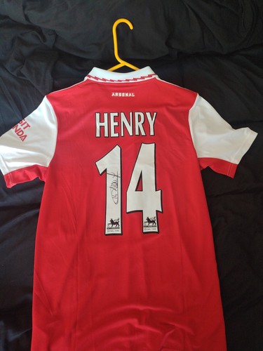 Theirry henry signed arsenal - henry,