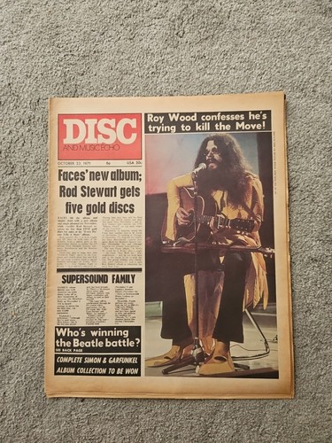 Disc and music echo - disc, october