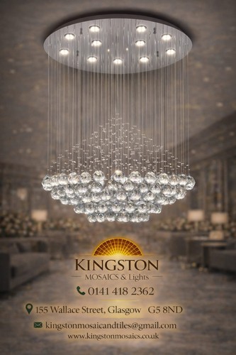 Luxury crystal raindrop led - crystal,