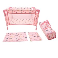 Dolls World Travel Cot, Mat