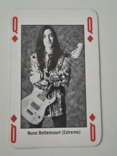 Kerrang playing card Nuno Bettencourt Extreme Queen of Diamonds King Metal mag