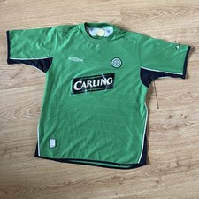 Celtic 2004-2005 Green Umbro Football Training Shirt Mens Large L Soccer