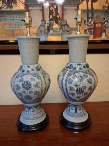 Pair celadon flower - celadon,