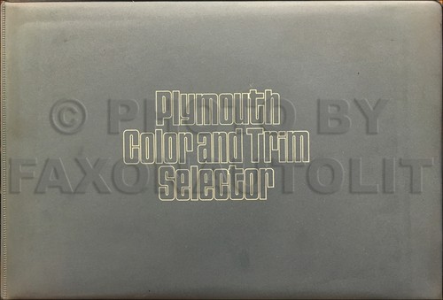 1973 plymouth color and - plymouth,