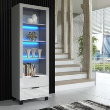 Display Cabinet Grey White