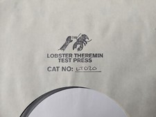 Black Patterns ‎– Black Patterns Vol 1 : Lobster Theremin LP Test Press TECHNO