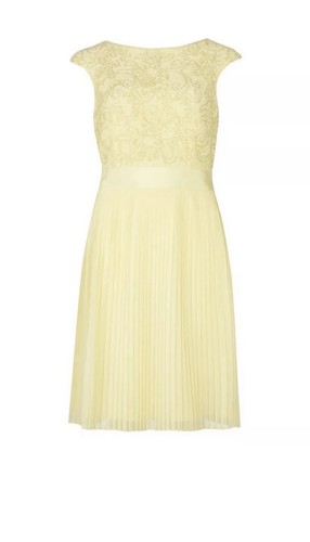 Ted baker aliana yellow - yellow, dress