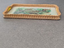 Vintage Wicker Tray Melamine