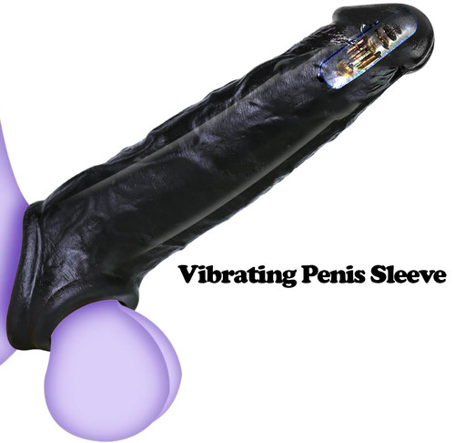 Vibrator penis sleeve male sex - male,