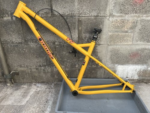 Orange frame size - size, with