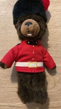 Soft toy Canadian Beaver in Guard uniform