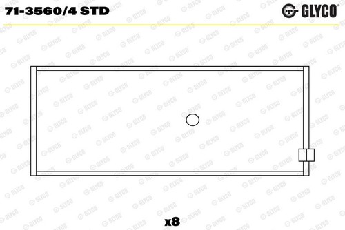 Connecting rod glyco - rod, 71-3560/4