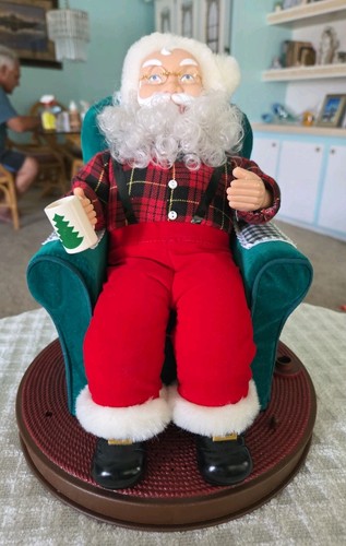 Vintage 1999 avon santa read - avon,