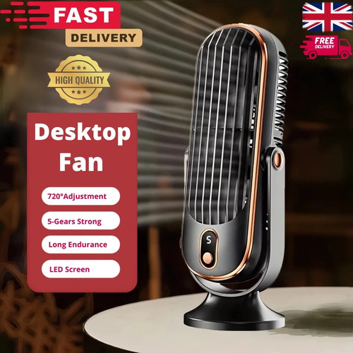 Inch desk fan - 10.5'',